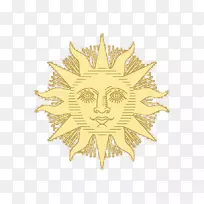 创意太阳设计师插图-创意绘画太阳