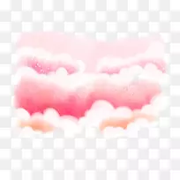 云--粉红色云