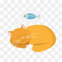 小猫须猫剪贴画猫梦材料