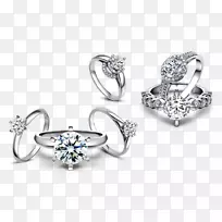 结婚戒指钻石首饰钻石戒指