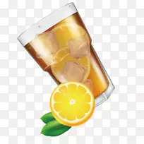 柠檬-酸橙饮料橙汁哈维·沃班格-柠檬饮料装饰设计