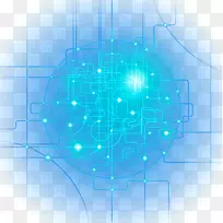 光能技术壁纸.科学光学脑