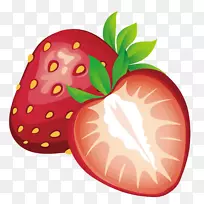 草莓派奶油巧克力牛奶水果草莓