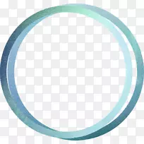 圆面积图-两个蓝色环