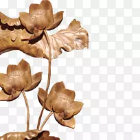 纸画壁画材料墙纸-莲花