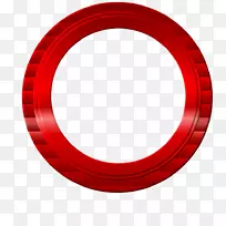 红色圆-纹理红色环