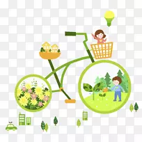 自行车材料插图-自行车儿童