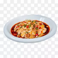鸡块泰国菜拉兹吉菜-美味的辣鸡肉