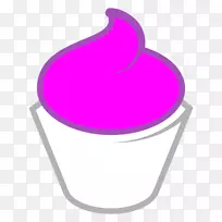 冰淇淋冷冻酸奶图标-紫色冰淇淋