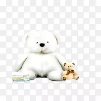 祝你生日快乐，祝愿贺卡-北极熊