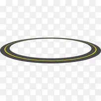 黄色圆环自行车轮胎字体-主角光环的作用