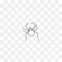 白色材质图案-蜘蛛棒图形