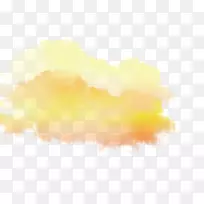 阳光天空黄色壁纸彩云