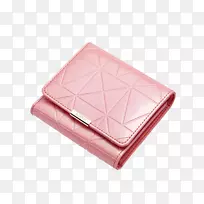 皮夹品牌包丽贝卡明可夫-小粉红色钱包