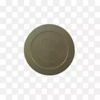 品牌圆形字体-金币