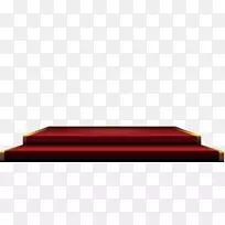 桌子沙发床架木红地毯楼梯