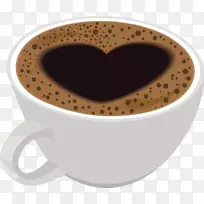 咖啡杯拿铁咖啡-简单咖啡