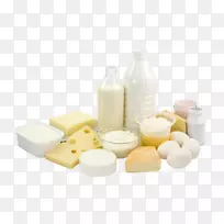 乳制品蛋白食品-奶酪和鸡蛋面粉图片