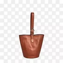 手袋服装时尚Zara-Zara棕色水桶袋