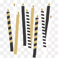 生日蛋糕蜡烛点燃生日蜡烛