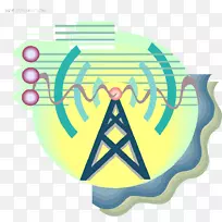 物理、电、自然磁铁表示法.wifi信号材料
