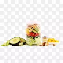 素食料理色拉蔬菜水果吃沙拉制作色拉