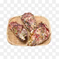 牡蛎海鲜烧烤蛤蜊鱼筛贝壳