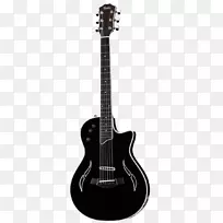泰勒t5吉他乐器火焰枫木电吉他黑色吉他