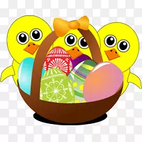 复活节兔子鸡复活节彩蛋卡通-复活节彩蛋小鸡