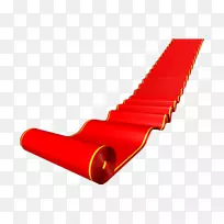 波斯地毯楼梯-红地毯