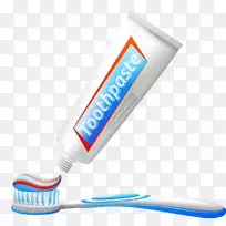 电动牙刷牙膏牙刷