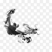 龙画-墨龙
