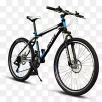 山地车钻石自行车车架混合自行车-蓝色山地车