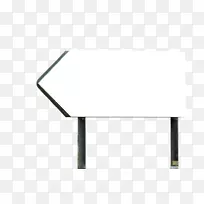 桌上黑白椅子图案-空白招牌