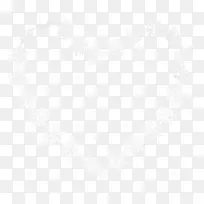 黑白对称图案-白雪公主心