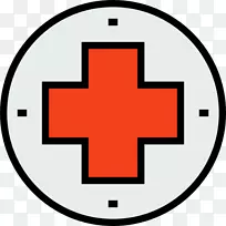 医药医院标志-红十字会徽章