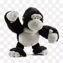大猩猩填充玩具毛绒亚马逊网站-玩具猩猩