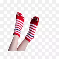袜子袜u4e2du7d71u896a-免费拉夹脚趾袜子图片。