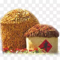 农业收获作物水稻-玉米床
