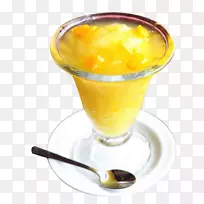 冰淇淋拉西牛奶酸奶芒果酸奶杯