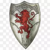 狮子盾牌纹章-狮子盾牌