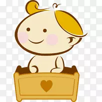 婴儿可爱幼儿剪贴画-可爱婴儿