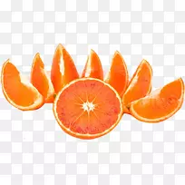 血橙，橘子，葡萄柚-摆动的血橙，创造性的扣
