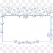 圣诞图标-雪花框架