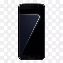 功能电话智能手机移动设备多媒体-黑色三星s7边缘高清材料