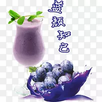 果汁蓝莓茶奶昔保健奶昔蓝莓加蓝莓汁