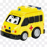 汽车救护车-黄色救护车