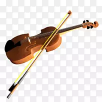 小提琴手绘木制小提琴
