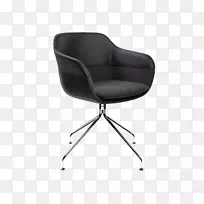 办公椅桌-黑色办公室装饰躺椅
