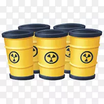乌克兰危险货物标志废料-核材料罐